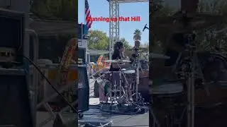 Running up that Hill #hitlikeagirl #drummergirl #strangerthings #runningupthathill