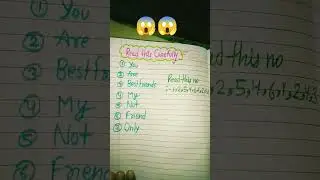 read this carefully 🤥 #viral #funny #shortsfeed #english #love #trendingshorts