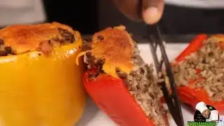 HOW TO MAKE MEXICAN STUFFED  PEPPERS