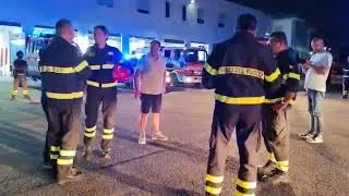 Il saluto al capodistaccamento dei vigili del fuoco di Ugento dopo 22 anni di servizio