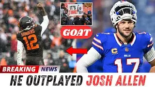 Shedeur Sanders OUTPLAYS Josh Allen? | NFL Can't Ignore This Anymore!”
