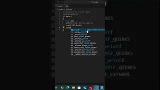 how to find area of square in c #c #coding #cprogramming #code #programming #vscode #square #maths