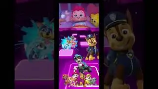 Paw Patrol & Rubble & Chase xCoffin Dance TilesHop EDMRush #shorts#pawpatrol#tileshop#coffindance
