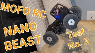 SCX24 Special Kei - MOFO RC Nano Beast Brushless Motor - Test No. 3