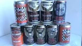 Harley Davidson COLLECTOR Beer CANS