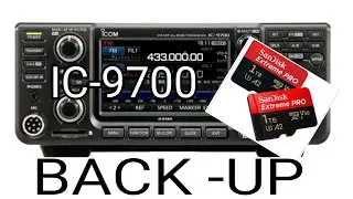 Резервное копирование ICOM IC-9700 на SD-карту