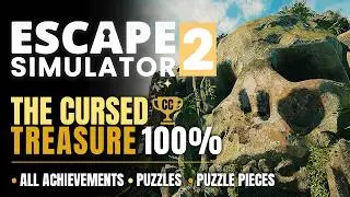 Escape Simulator 2: The Cursed Treasure 100% Walkthrough (Ch 1-4 All Puzzle Pieces)