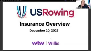 USRowing Insurance Program Webinar 2025