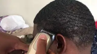 360 WAVE HAIRCUT : LOW TAPER ON ELITE WAVER HURRICANE HENRY
