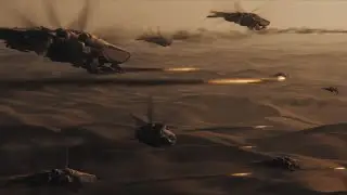 Beast Rabban Leads an Ornithopter Attack | Dune: Part 2