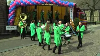 Showband GLAZ 's Gravenzande 9de editie Hengels Dweilfestival 17 april 2016 Hengelo gld 4K