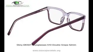 Dkny DK5071 Eyeglasses 510 Double Grape 52mm