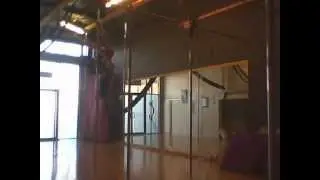 United Pole Artists challenge: Michelle's Bad Azz twist off climb