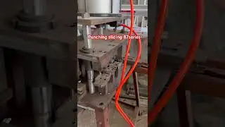 Punching aluminum sliding 87 series #aluminium #install #window #aluminumwindows  #upvc