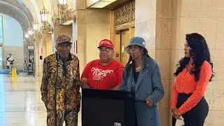 Chicago Flips Red: City Hall Press conference in support of President Trump