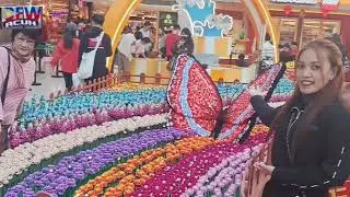 Building a LEGO Flower Garden | Most Town Plaza Mall #2025 #ofwacuh #adventure #lunar #newyear