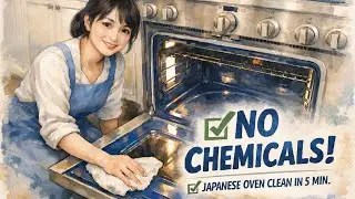 How Japanese People Clean Oven Fast With no HARSH Chemicals