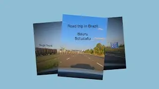 1013 - Driving in Brazil  - Bauru to Botucatu