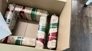 Llegó el material para nidos en la. Ría de canarios 