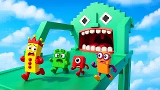 Numberblocks Play 100 Players Enter Brainrot in Roblox!