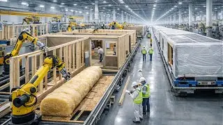 Inside a Modular Home Factory: Robotic Framing, Interior Finishing & Transport Prep