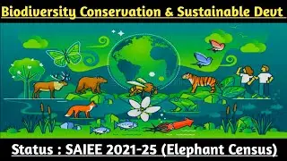 Synchronous All India Elephant Estimation 2021-25 | Elephant Census Latest 2025 | #biodiversity