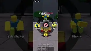 Salt Shaker Emote In The Strongest Battlegrounds #roblox #thestrongestbattlegrounds #tsb #shorts