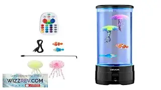 VEVOR Bubble Fish Lamp 3 in 1 Light Speaker & Relaxer