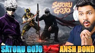 GOJO X NARUTO X ANSH BOND 😱 VS Streamer Shocked in BR Rank Biggest Challenge आजा 1 vs 50 में !!😤
