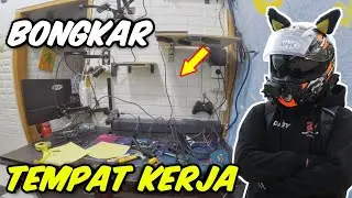 GABUTKU HARI INI MEMBONGKAR MEJA KERJA