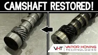 Camshaft RESTORED TO PERFECTION with Hydro and Vapor Blasting!