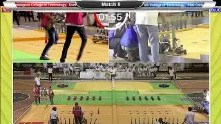 ABU Robocon 2024 | India | KCT VS PSGCT  | League Match [ 5 ] | 1080p | Robocon 2024