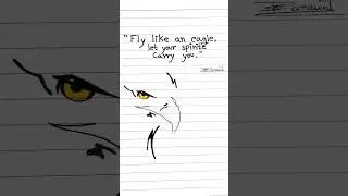 eagle easy drawing 🦅#thoughts #eagle #linedrawing #art #shortvideo