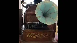 Cruel Back Bitin' Blues by Ellen Coleman Played on an Edison Triumph Model A Phonograph