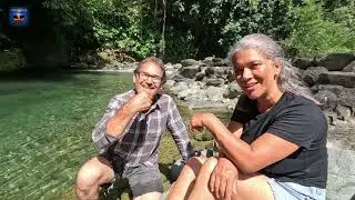CAMU un HERMOSO RIO de JARABACOA HICIMOS UN MORIR SOÑANDO Y UN CAFÉ con PAN