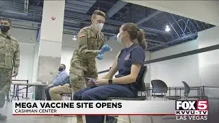 Cashman Center open as COVID-19 vaccination site