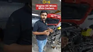 What Happens If Engine Oil Mixes With Coolant? | Car Engine Overheating | MotoFyx #shorts