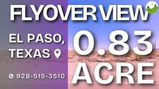 Fly Over - 0.83  acre land for sale in El Paso, Texas [H779-046-3350-0020]