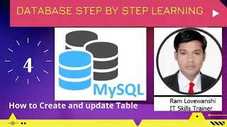 Lecture 4 SQL (How to create and Update Table Structure)