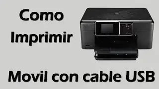 🖨️ Como imprimir desde el m&oacute;vil con cable USB (Gu&iacute;a paso a paso)