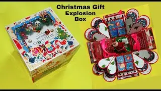 Christmas Explosion Box | Explosion Box For Christmas | Christmas Gift Idea