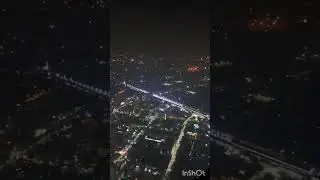 Night Landing View at Kolkata Airport. ✈️ From Malaysia to India. 