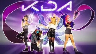 Just Dance POP/STARS K/DA from LoL | KPOP gameplay in COSPLAY | 4K