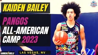 KAIDEN BAILEY (Class of 2026) at the Pangos All-American Camp in Las Vegas June 5-7, 2023 🏀🚀💯