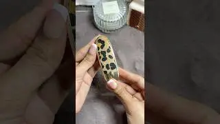 Guerlian Rouge G Le Fauve Double mirror jewel case (5/6) 🐆🖤 asmr unboxing shorts #lipstick