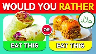 Discover the Best Halal Choices: 'Would You Rather' Food Quiz 🍗 Islam Quiz