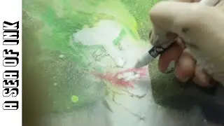 Bill Sienkiewicz (Elektra: Assassin, New Mutants) Drawing for 1 Hour Straight!