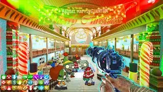 Destroying Santa's Workshop On The Best Christmas Bo3 Custom Zombies Map