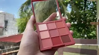 3CE Collection + DRY BOUQUET Eyeshadow Palette Swatch