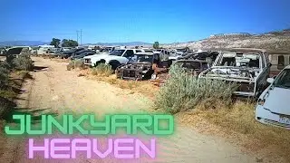 Driving To Colorado  Ran Into A Crazy Big OldSchool Junk Yard